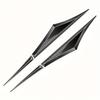 Car Emblems 2pcs Stainless Steel Car Side Conversion Stickers Car Mudguards with Adhesive Backing Universal Car Decals Creative And Cool Car Decals