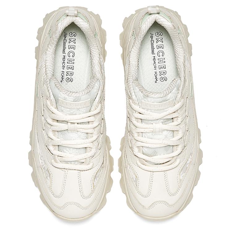 Skechers Hi-Ryze Lace-Up Sneakers Women Sneakers White Green 177229-WMNT