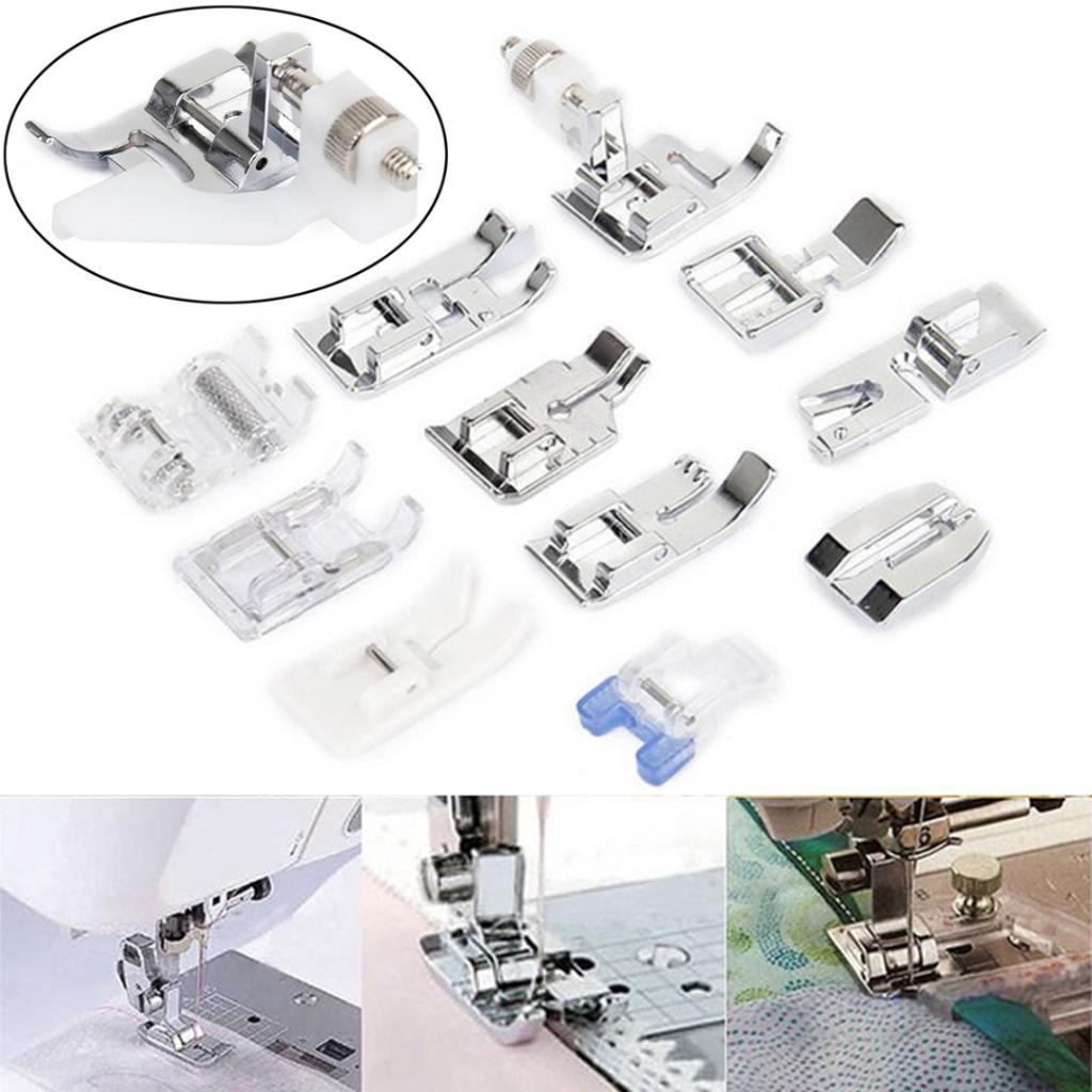 11pcs Multi Function Domestic Sewing Machine Presser Accessories Set