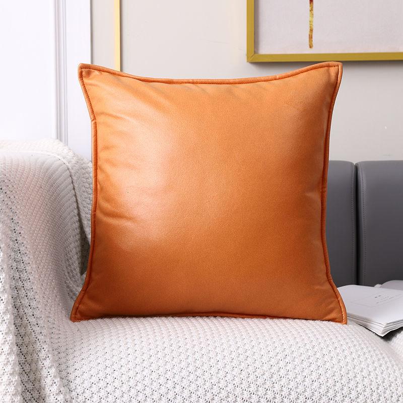 Tech Fabric Pillow Cover - Luxury Minimalist Cushion for Sofa, Office Chair, Bed Backrest & Modern Home Decor