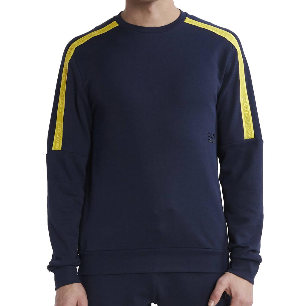 Emporio Armani Ea7 Men' Navy Blue Sweatshirt 3Dpm56-Pjeqz-1554
