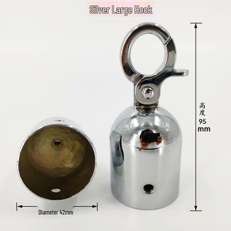 Large Silver Stainless Steel Hanging Hooks