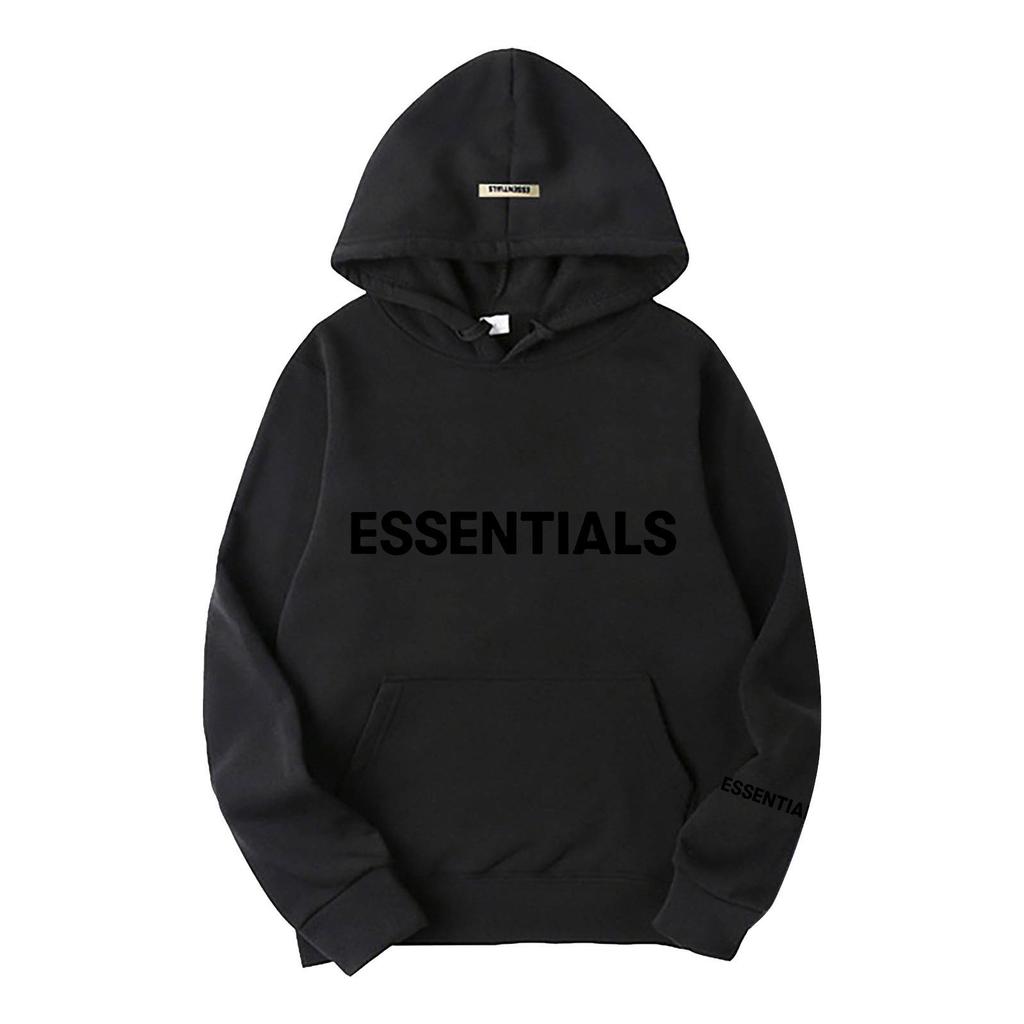 Men's and Women's Heavyweight Trendy Brand ESS Hoodie, Spring and Autumn Couple Casual Pullover Loose Printed Sweatshirt, Thickened