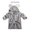 Cotton Made Baby Bath Robe With Belt Fixation And Wide Application No Shedding Baby Bathrobe
