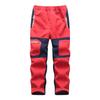 Fashion Waterproof Boy Girl Kids Pants Warm Trousers Sporty Climbing Leggings Children Patchwork Soft Shell Outfits Autumn