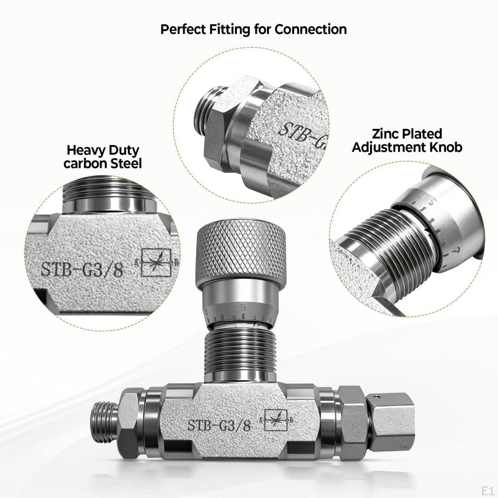 Hydraulisches Steuerventil für Baggeranbaugeräte Reparatur, Silberfarbe.