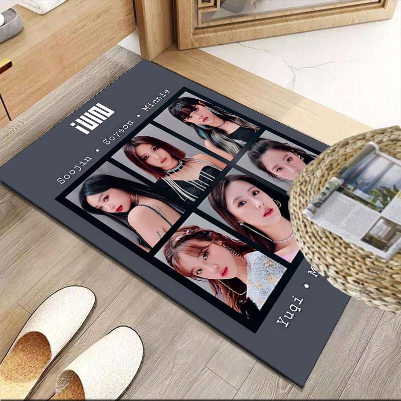 Kpop idle Colorful Dreams  Carpet, Kitchen Rugs, Yoga Mat, Non-Slip Mats, Rug for Bathroom, Living Room bedroom, Camping Rugs Christmas Gift
