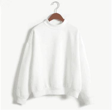 

Women s Crew Neck Pullover Sweatshirt Long Sleeve Casual Loose Fit Soft Fabric Comfortable Everyday Wear XL білий