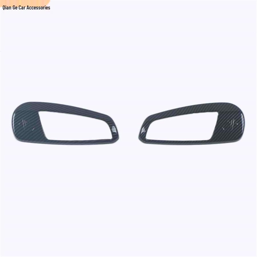 Carbon Fiber Texture Interior Mod Kit for Ford Edge 2020: Door Bowl, Glass Switch, Steering Wheel, Glove Box