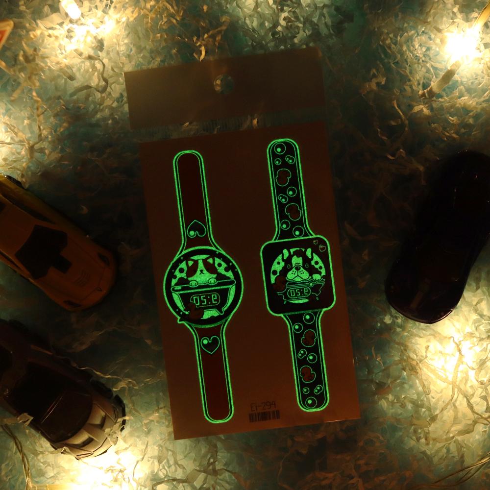 1 Sheets Waterproof But Easy Remove Kids Watch Tattoos