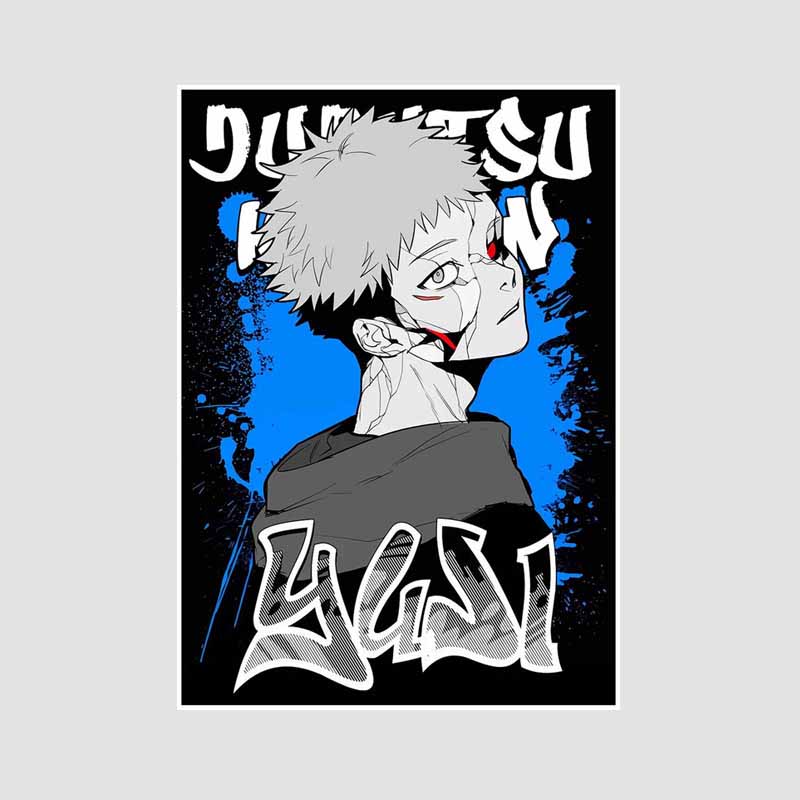 Anime Jujutsu Kaisen Posters Aesthetic White Paper Satoru Gojo Nobara Kugisaki Poster Wall Art Painting Study Home Decor Room Bar Decoration Pictures