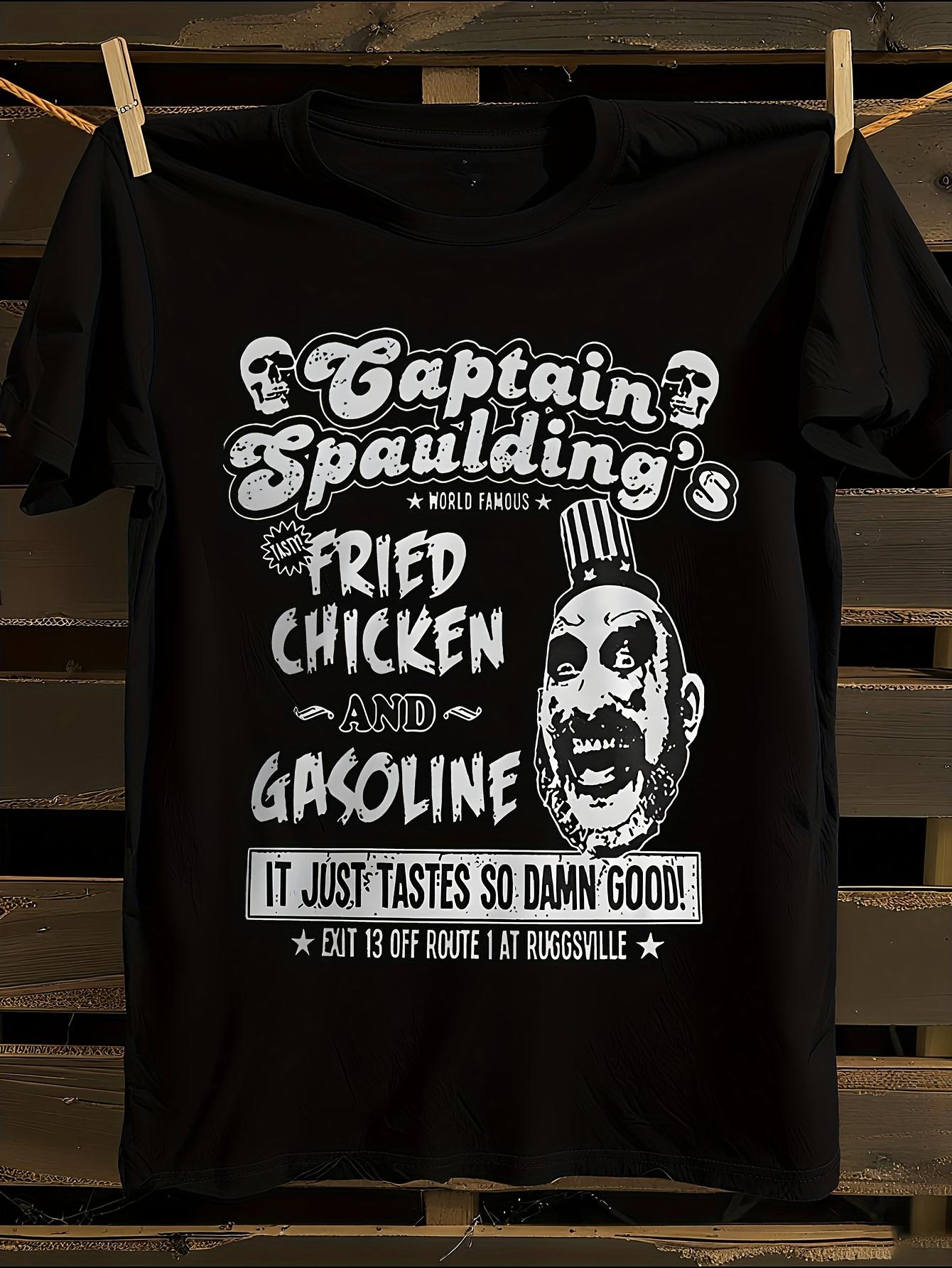 Captain Spaulding s World Famous Retro Horror Movie T-shirt S