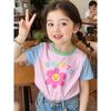Abbigliamento Bambina Estate T-shirt con Stampa 3D Grafica Gatto Kawaii Vestiti per Bambine Esterni Manica Corta Casual Top per Bambine