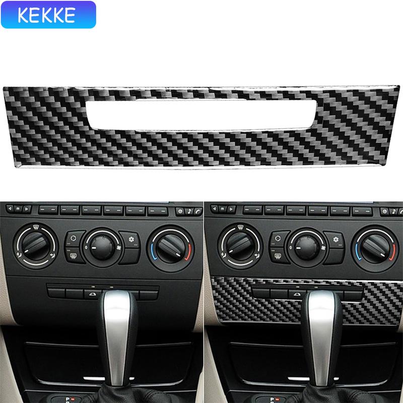 Car Seat Heating Button Panel Sticker Carbon Fiber Decals Auto Interior Accessories For BMW 1 Series E81 E82 E87 E88 2008-2013