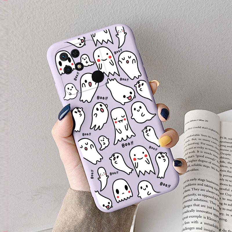 Case For Redmi 10 10C 10A Cute Heart Flower Back Cover Soft Silicone Matte Protective Funda For Xiaomi Redmi 10C Redmi10 Bag