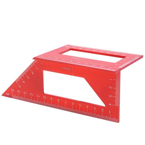 HFS (R) Marking Gauge, Marking Ruler, Vertical, Multi-Function Right Angle Ruler, 45 Degree, 90 Degree, Woodworking Measurement, Carpentry Marking