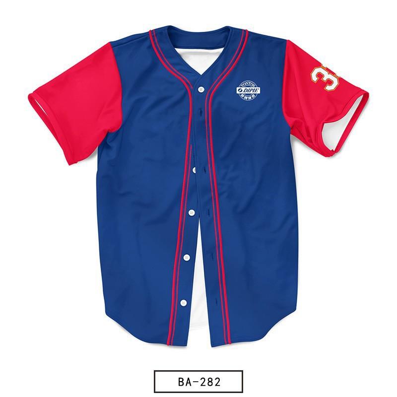 Men's and Women's Same Baseball Uniforms, European and American Baseball Tops, 3D Digital Printing Sportswear, Game Training Uniforms