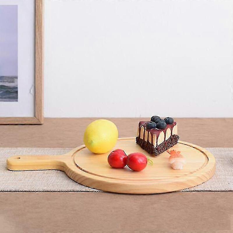Pizza Board 8" Diameter Wood Color - RiRi