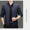 2025 High-End Men's Business Casual Non-Iron Jacket for Spring/Autumn - Middle-Aged Dad Style