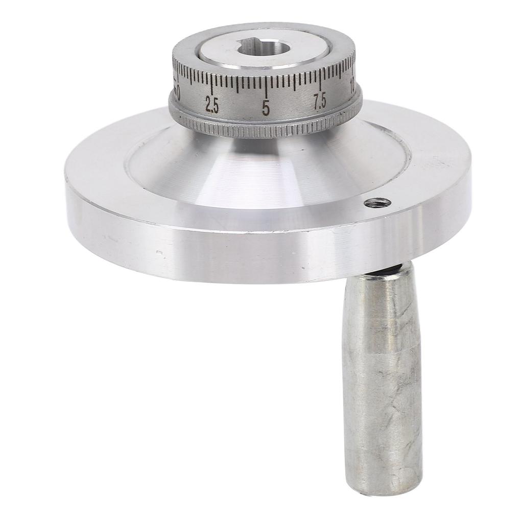 Lathe Handwheel 80mm Aluminum Alloy Hand Wheel with Crank Handle for 7x12 7x14 0618 CJ18A Mini Lathes