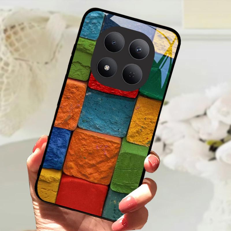 For Xiaomi Redmi Note 15 Pro 5G Case Tempered Glass Phone Cover For Redmi Note15 Pro 15Pro 5G Coque Note15Pro Camera Protector