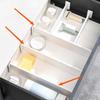 Adjustable Expandable Drawer Dividers – Plastic Organizers for Home Storage, Underwear/Socks, Utensils & Tools,Slim Easy Install