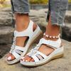 Fashion Woman Shoes 2025 Hot Sale Peep Toe Platform Wedge Women's Sandals Fashion Floral Women New Plus Size Best Seller Casual Sandals