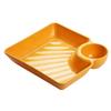 Piatto per ravioli antiscivolo, impilabile, in plastica, per immersione, piatto per sushi