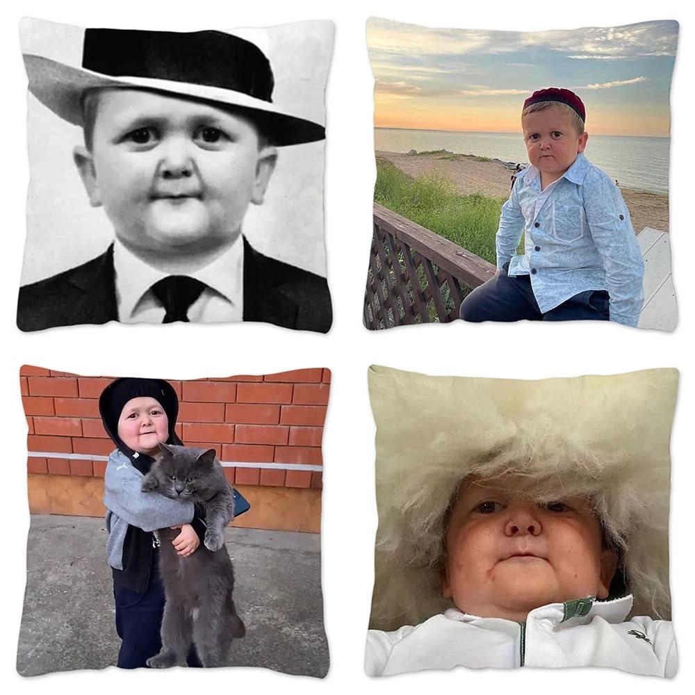 Hasbulla Hasbullah Meme Pillow Case Home Decoration Cushion Cover 45x45cm 40x40cm 50x50cm Throw Pillow Cover Housses De Coussin