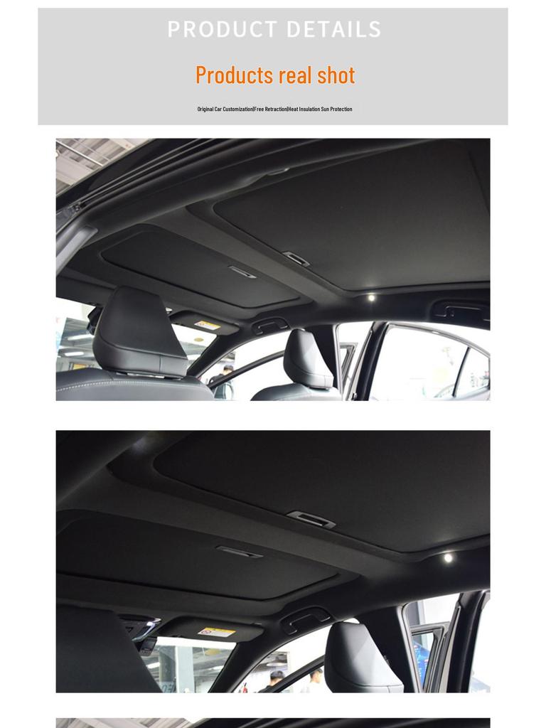 Ninth Gen Camry Sunroof Sunshade - Retractable Sun Visor for Sun Protection