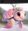 Acrylic Playful Car Decor Quirky Cartoon Hanging Ornament Versatile Bag And Home Use