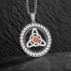 Stainless Steel Jewish Hebrew Tetragrammaton Wicca Pentagram Pendant Necklace Israeli Religious Amulet Jewelry