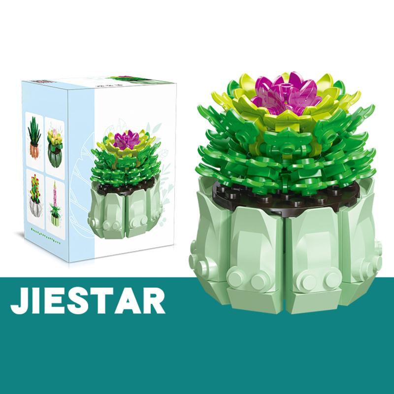Mini Bonsai Building Blocks Desktop Ornaments Small Particles Diy Assembled Building Blocks Flower