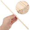 60Pcs Unfinished Wooden Dowel Rods 25x1cm Basswood Craft Sticks for DIY Painting Woodworking Home Decor Arts Crafts