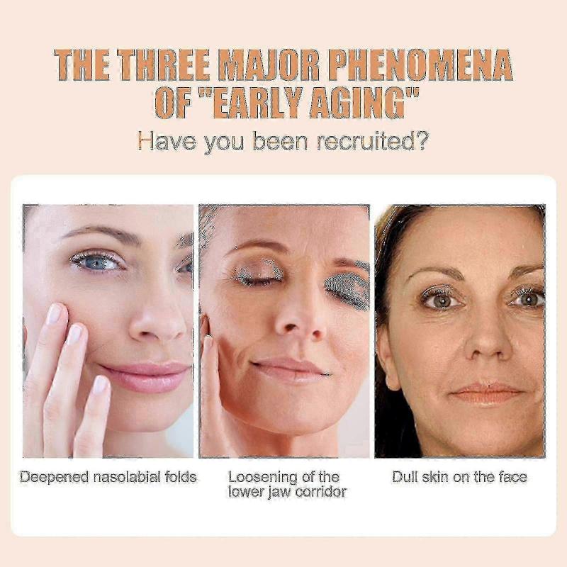 3PCS Ouhoe Antiwrinkle Moisturizing Cream Stick Anti-wrinkle Hydrating Skin Fades Fine Lines On Face And Neck Lines Brightens Skin Anti-aging