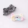 Plush Black Cat Eye Mask Cute Cartoon Bean Paste Rabbit Blackout Sleeping Eye Masks