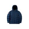 Li Ning Basketball Serie Lässige Sport Kapuzenjacke Warme Daunenjacke Herrenjacken Tiefes-Wasser-Entenblau AYMP031-5