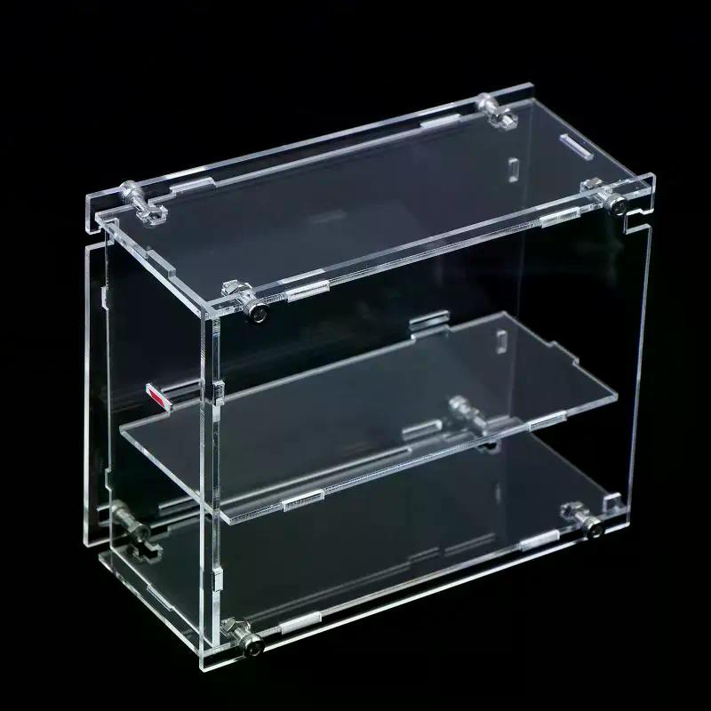 1/64 Model Cars Acrylic Display Case Fit For Assembled Dust Proof Box Cabinet Toy Vehicles