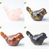 Resin Crystal Bird Figurine With Natural Waterstone For Home Office Decor Gift For Friends