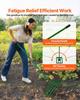 Lawn Leveling Rake, 36"x10" Level Lawn Tool, Heavy-duty Lawn Leveler with 78" Steel Extended Handle, Yard Leveling Rake Suit for Garden, Golf Lawn,