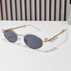 2024 New Fashion Small Oval Frame Sunglasses Classic UV400 Luxury Style Women Sunglasses