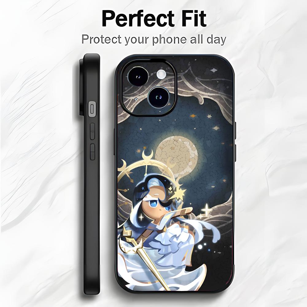 Cute Fun Mobile Game C-Cookie Run Kingdom Phone Case Phone Case Soft Packaging Lightweight For iPhone17 16 15 14 13ProMax
