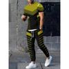 2026 Summer Men's Suit with 3D Printed Pattern Breathable Lightweight Comfortable Leisure Sports Outdoor Men's Clothing