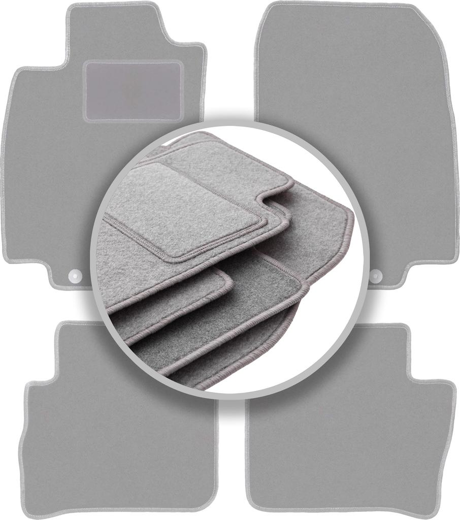 Graue Automatten für: Nissan Tiida C11 Fließheck, Limousine (2004-2012)