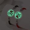Pulseira Luminosa de Casal Sol e Lua - Design Trançado Feito à Mão