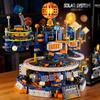 Ensemble de blocs de construction Planétarium Mécanique du Système Solaire - Jouet Éducatif STEM Architectural et Cadeau de Noël pour Enfants