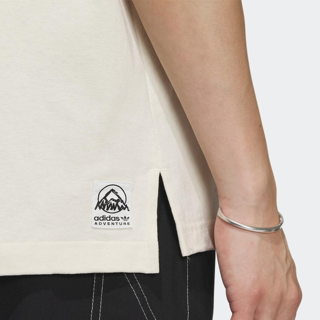 Adidas Originals Adventure Tee With Color-Block Pocket Men Tops Wonder-White IK8587