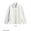 Men's Retro Coach Windbreaker: Autumn Solid Color Casual Loose Zipper Jacket