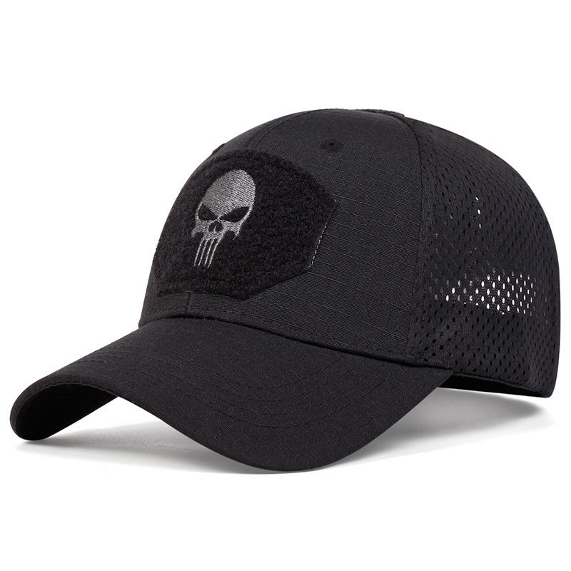 New Outdoor Camouflage Baseball Net Hat Camouflage Caps Skull Sunshade Velcro Duck Tongue Hats Suitable For Men's And Women's