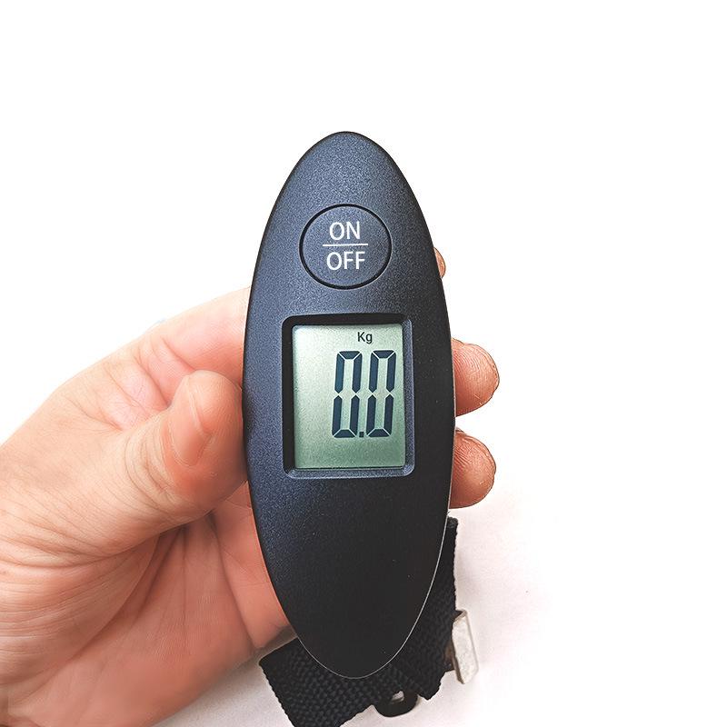 Mini Handheld 40kg Luggage Scale: Portable Electronic Hook for Weighing Bags Switch Screen-printed 40kg